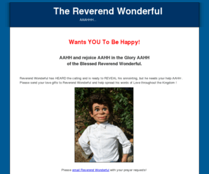 reverendwonderful.com: The Reverend Wonderful
The Reverend Wonderful