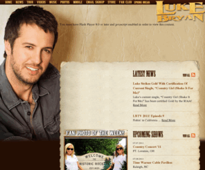 lukebryan.com: Luke Bryan - Singer Songwriter Homepage
Official website of singer/songwriter Luke Bryan