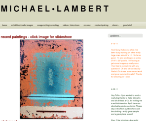 michaelphiliplambert.com: home - michael lambert
