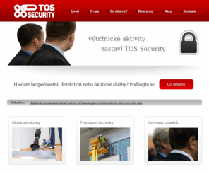 tossecurity.cz: Oficiální webové stránky TOS Security, s.r.o.
Webové stránky TOS Security