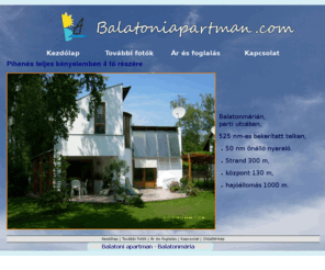 balatoniapartman.com: Balatoniapartman
Balatoni nyaraló kiadó