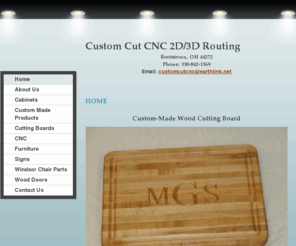 customcutcncrouting.com: Custom Cut CNC 2D/3D Routing - Home
Custom-Made Wood Cutting Board