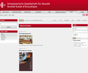 sga-ssa.ch: Schweizerische Gesellschaft für Akustik
