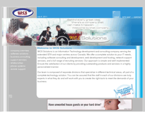 wilsonconsultingservices.com: WCS Solutions: Software Consulting,  IT Recruiting, CTI, IVR, Website Design, Web Hosting, Telephony, Recruiting Agency, Legacy Systems Integration, Web Design, Web Development and Web Hosting. Wilson Consulting Services offers all these services to help your business grow.
CTI, IVR, Legacy Integration, Staffing or Web Design and Web Hosting? WCS will provide the IT consulting and recruiting solutions to help you build your business.