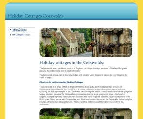 cotswoldscottage.com: Holiday cottages in the Cotswolds : Cotswold cottage holidays
Cotswolds cottage holidays