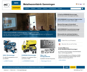 eisemann.com: Startseite | Metallwarenfabrik Gemmingen
Metallwarenfabrik Gemmingen