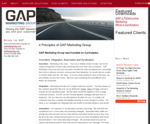 gapmarketinggroup.net: GAP Marketing Group
GAP Marketing Group