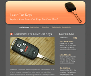 lasercutkeys.net: Laser Cut Keys: Laser Cut Key Replacement For Cars & Trucks
Find & buy tools to cut keys, program transponders, unlock locks, and more!