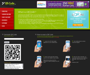 qr-code.cc: QR Code Generator - Everything QR Code - QR Code cc
QR Code generator, QR Code resources, software, reader, news and information website - QR Code cc