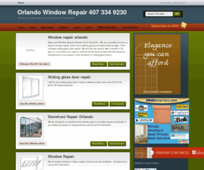 repairwindoworlando.com: Orlando Window Repair 407-334-9230
Window, Glass and Sliding Glass Door Repair or replacement in Orlando and surrounding areas call 407-334-9230