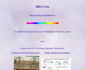 rife1.com: Rife1.com
Rife Technology Systems Design and Devloepment