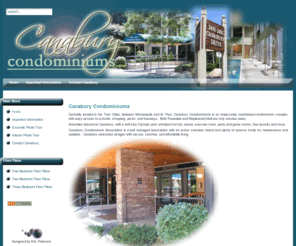 canaburycondolc.com: Canabury Condominiums, One, Two and Three Bedroom Condos at 2495 Canabury Drive, Little Canada, MN  55117
Canabury Condos. Centrally located in the Twin Cities, between Minneapolis and St. Paul, Canabury Condominiums is an impeccably maintained condominium complex with easy access to schools, shopping, parks, and freeways.