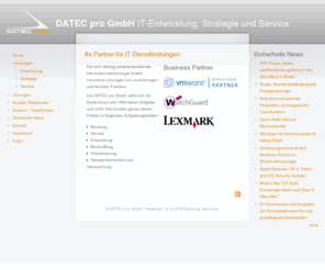 datecpro.de: DATEC pro GmbH | IT-Entwicklung, Strategie und Service.
