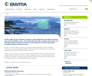 envitia.net: Envitia Geospatial information Systems
Envitia delivers specialist spatial information systems and services to a wide audience: to Government, Defense and Security, Utilities and wherever there is need for real world data and digital mapping to be joined up in a comprehensible way.