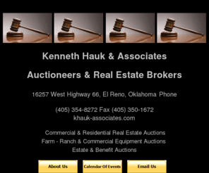 khauk-associates.com: Home - Auctioneers & Real Estate Brokers
Kenneth Hauk Auctions, Auctioneers and Real Estate Brokers in Oklahoma