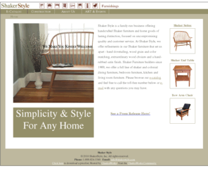 shakerstyle.com: ShakerStyle Furniture Home
Quality Shaker style furniture