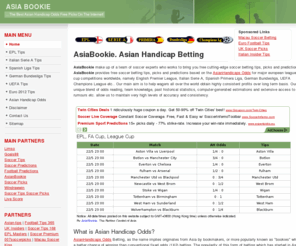 Asiabookie. asian handicap betting