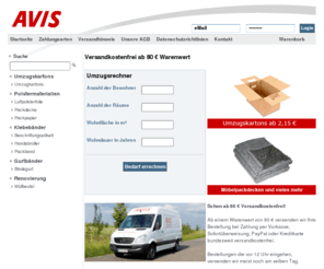 avis-umzugsshop.de: AVIS-Umzugsshop, powered by Richel
Weinkartons und Präsentverpackungen einfach und bequem online bestellen. Egal ob zum Geburtstag, zu Weihnachten oder zur Hochzeit, wir haben immer die passende Verpackung für Sie.