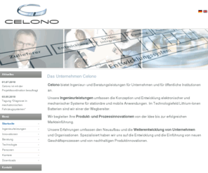 celono.com: Das Unternehmen Celono
Engineering services, innovation management and business development.