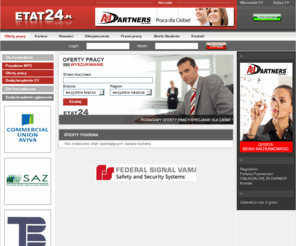 etat24.com: etat24.pl - Oferty pracy
Etat24. Mamy pracę dla Ciebie! Portal z ogłoszeniami. Co dziennie nowe ogłoszenia z pracą.