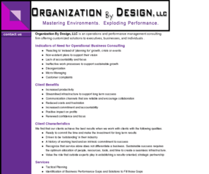 orgbydesign.com: Organization by Design
Diana Creitz, professional organizer, created ORGANIZATION BY DESIGN, LLC to help people achieve their greatest potential by creating organized environments in which they can thrive