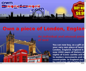 ownengland.com: Own England
Gift land in england - own your very own bit of england, ideal as a christmas, birthday or anniversary gift. Own england gift land is a unique and personal gift to give to a friend or loved one