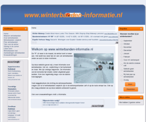 winterbanden-informatie.nl: Welkom op www.winterbanden-informatie.nl
Informatie over winterbanden, zomerbanden, verplicht winterbanden, tips en adviezen.