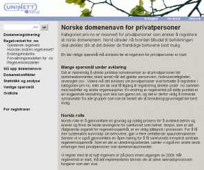 priv.no: Norid: Norske domenenavn for privatpersoner
