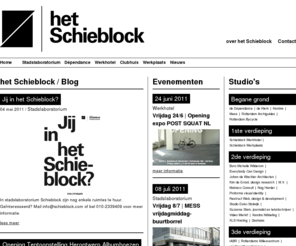 schieblock.com: het Schieblock | Homepage
Het Schieblock in Rotterdam is een creatieve verzamelplaats met studio’s en semi-publieke ruimtes. 