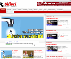 silivriliyiz.biz: Silivri Haberleri - Bizim Silivri Gazetesi
Silivri Haber, Silivri Gazetesi, Silivri'den haberler, Silivri ve Silivrililer ilgili haberlerin yayınlandığı yerel haber gazetesinin web sitesi.