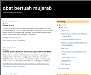 bertuah.net: obat bertuah mujarab
blog berisikan obat-obat herbal tradisional alternatif untuk menyembuhkan segala penyakit luar dalam