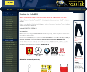 ducati-shop.sk: Rossi.sk - Valentino Rossi eSHOP- Yamaha, Rossi, tričká, šiltovky
Rossi.sk - Valentino Rossi eSHOP