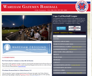 gatemen.org: The Official Home of the Wareham Gatemen Baseball Team
