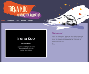 irenakuo.com: Irena Kuo: Character Animator
