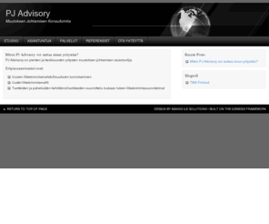 pjadvisory.com: PJ Advisory
Muutoksen Johtamisen Konsultointia