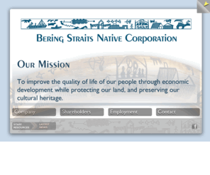 beringstraits.com: Bering Straits Native Corporation
Bering Straits Native Corporation