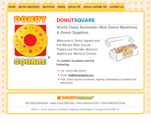 donutsquare.com: Donut Square® - World Class Automatic Mini Donut Machines & Donut Supplies.
World Class Automatic Mini Donut & Large Donut Machines & Donut Supplies.