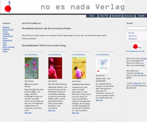 no-es-nada.com: no es nada Verlag
Das Verlagsprogramm im no es nada Verlag