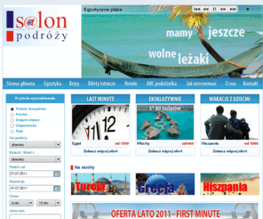 salonpodrozy.pl: Strona główna - Salon Podróży - internetowe biuro podróży. Tu znajdziesz swój wymarzony urlop.
Salon Podróży - internetowe biuro podróży. Tu znajdziesz swój wymarzony urlop.