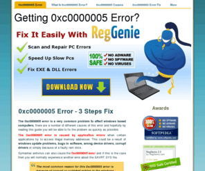 0xc0000005error.com: 0xc0000005 Error Fix - 3 Step Fix
Are you getting 0xc0000005 error? Want to get rid of it once and for all? Learn here how to do it in 3 steps.