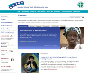 brycs.com: BRYCS - Bridging Refugee Youth & Children's Services
homepage