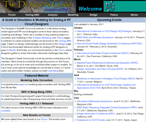 designersguide.org: The Designer's Guide Community - A Resource for Analog, RF, and Mixed-Signal Circuit Designers
A source of in-depth information about the art of circuit simulation and modeling for analog, RF, and mixed-signal designers.