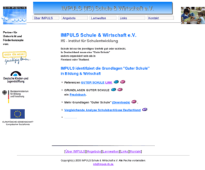 impuls-ifs.de: IMPULS Schule & Wirtschaft e.V.
IMPULS Schule & Wirtschaft Home Page