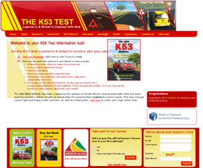 k53-test.co.za: K53 Test Learner's & Driver's Licence Info Hub New Manual
The NEW K53 MANUAL created as preparation for passing your Learner's Licence easily and covers light and heavy motor vehicles, as well as