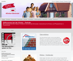 klinker.de: Klinker Zentrale GmbH
Größte Klinker- und Pflasterklinker-Ausstellung im Internet und Klinker-Fassaden-Systemhersteller mit dem Dämmklinker-System für Neubau und Altbausanierung.