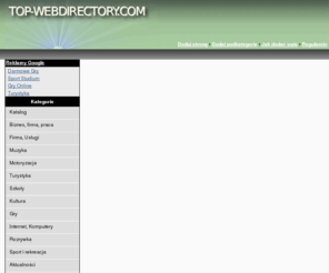 top-webdirectory.com: Katalog ciekawych stron  -  TOP-WEBDIRECTORY.COM
Spis ciekawych stron internetowych.