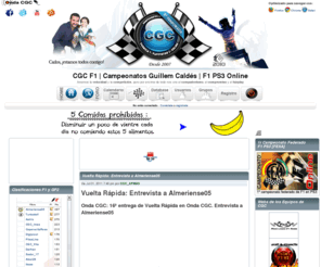 campeonatosguillemcaldes.com: CGC F1 | Campeonatos Guillem Caldés | F1 PS3 Online
Campeonatos F1 PS3 Online. CGC es la primera comunidad española de torneos online de Fórmula 1 en Playstation 3