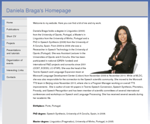 danielabraga.com: Daniela Braga's Homepage
Daniela Braga's homepage