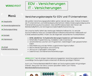edv-versicherung.com: EDV Versicherung, IT - Versicherung
Informationen zur EDV Versicherung -  IT - Versicherung online