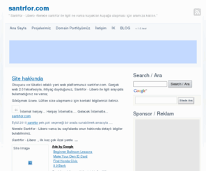 santrfor.com: Santrfor - Libero  | santrfor | santrfor.com
Santrfor - Libero ; santrfor ile ilgili, kuşaktan kuşağa ulaşması için, ne varsa buraya ekleyin herkesle paylaşın,... Santrfor - Libero  - santrfor.com